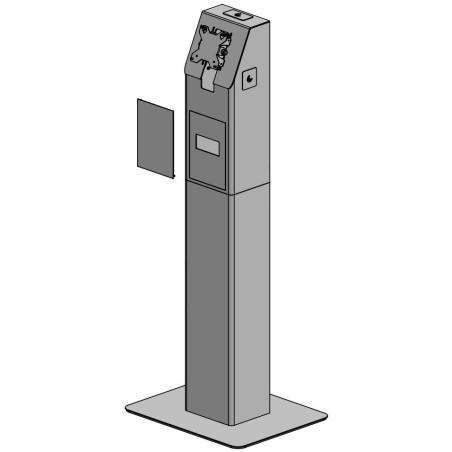 Ergonomic Solutions Floor Standing Self Service - Boost Efficiency with SPK400-02!